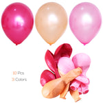 Party Decorations Kit 11pcs Birthday Hats with Pom Poms 20pcs Party Blowouts 6pcs Paper Flower Balls