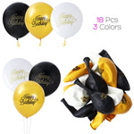 Tissue Flowers Pom Poms Paper Garland Banner Balloons Kit for 40th Birthday Party Decoration