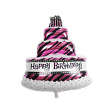 HAPPY BIRTHDAY Alphabet Balloons Aluminum Foil Banner Balloons Kit for Birthday Party Decorations