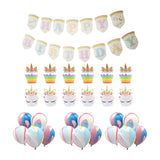 Unicorn Balloon Birthday Decoration Set Drcorative Balloons Kit Birthday Party Supplies