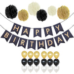 Paper Flowers Pom Pom Tassel Paper Garland And Balloons Kit for Birthday Wedding Decoration