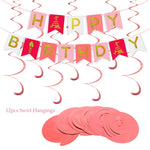 Paper Garland Banner Balloons Kit Hanging Swirl Decoration For Birthday/Wedding/Party Christmas/Decoration