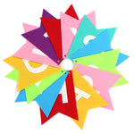 Esonmus Colorful Birthday Party Decoration Supplies Kit Happy Birthday Banner