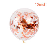 Rose Gold Love Balloons Kit Foil Heart Balloons Valentines Day Decor Balons Party Baloons Decor